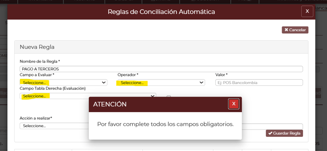 GESTIONAR REGLAS 10