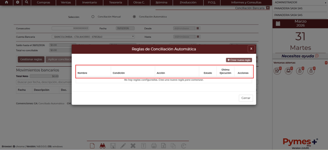 GESTIONAR REGLAS 2