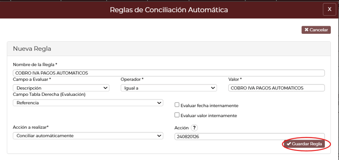 GESTIONAR REGLAS 5