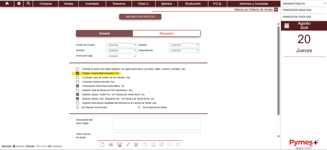 Inventario comprometido 1