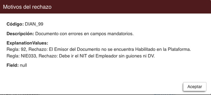 Error_NIE033