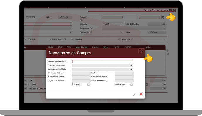 COMPRA DOCUMENTO SOPORTE MARCACION Y NUMERACION