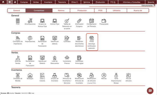 portal de descarga certificados