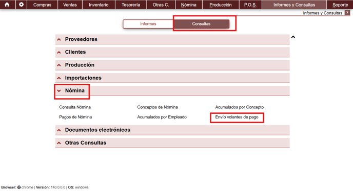 Consulta de volantes