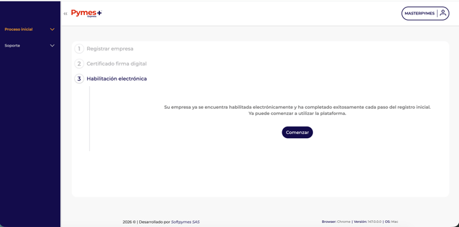 Estado habilitada