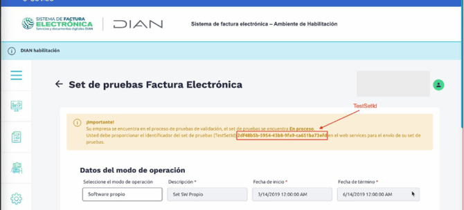 Set de pruebas F.E